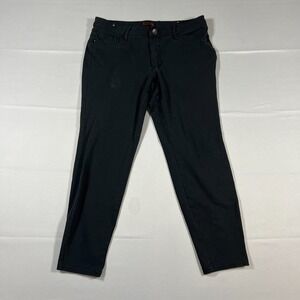Sapphire Red Crop Pants Women Large Black Stretch Streetwear Low Rise Skinny Leg
